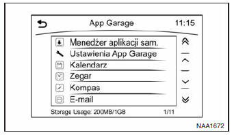 Ekran App Garage
