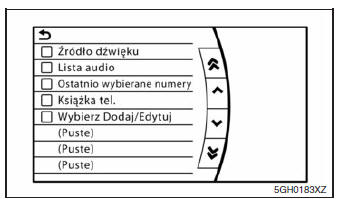 Menu skrótów