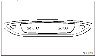 Wyświetlacz temperatury zewnętrznej 