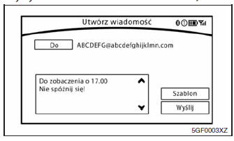 Wysyłanie wiadomości tekstowej