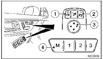 Pozycja do parkowania lusterka zewnętrznego po stronie pasażera z przodu (jeśli na wyposażeniu)
